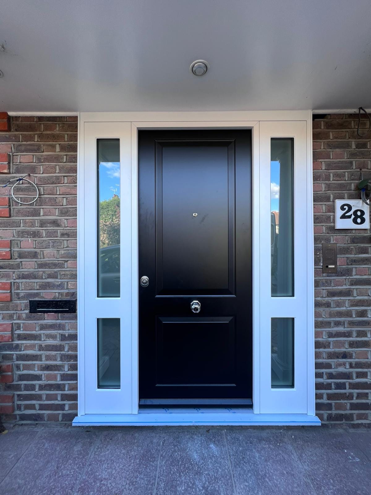 Steel entrance doors in Leeds