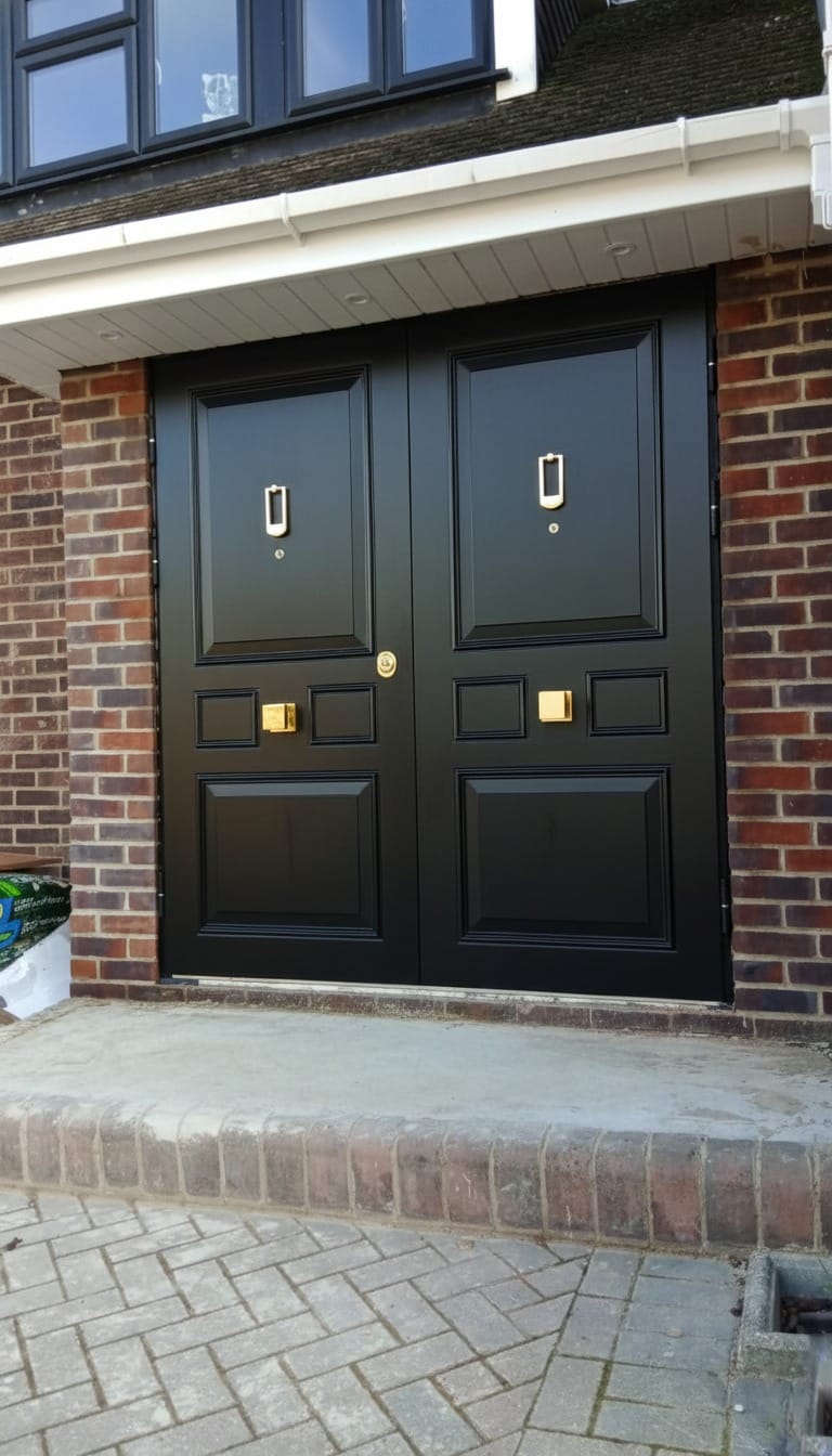 Steel entrance doors in Bushey